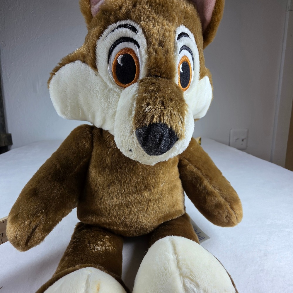 Build-A-Bear Great Wolf Lodge Wiley Wolf Plush Stuffed Animal Brown 17"